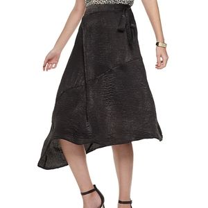 NWT Nine West faux seamed wrap skirt